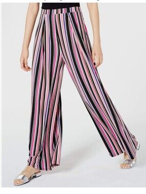 Bar III Wide-Leg Pants Women's Size L
